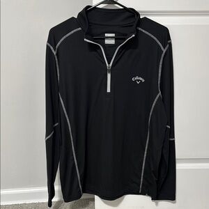 Callaway Black Quarter-Zip Pullover